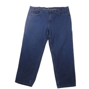 Full Blue Mens Straight Leg Jean 48x32(46x30) Medium Wash Blue 100% Cotton Denim